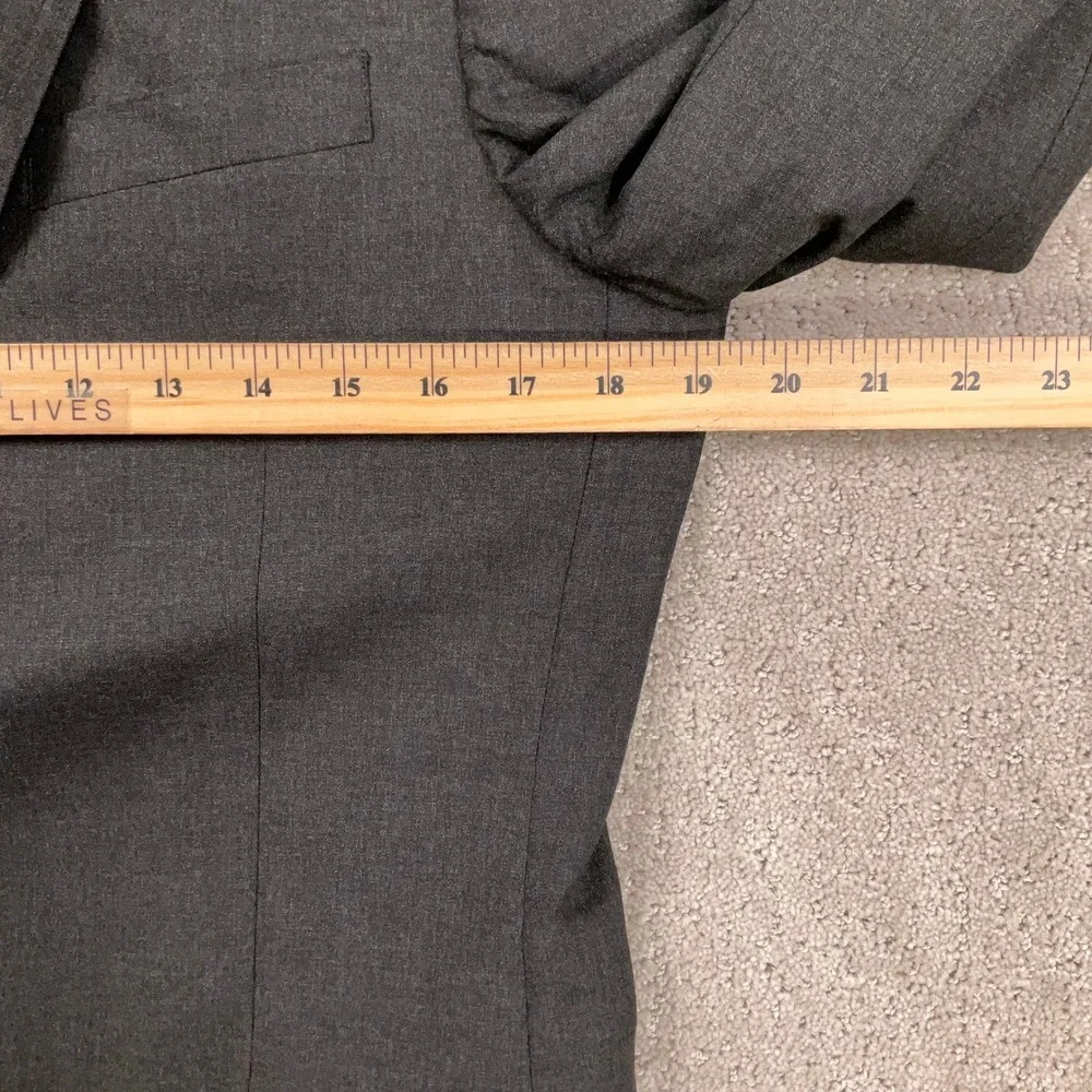 J. Crew Ludlow Blazer Men 36R Gray Loro Piana ‎ Italian Wool Super 120s Jacket